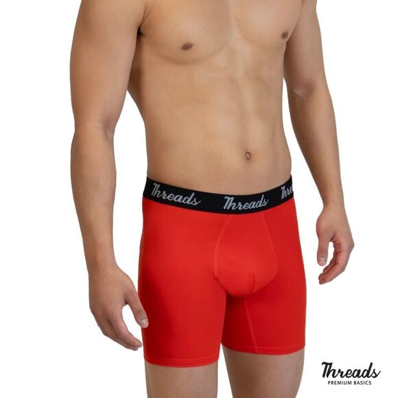 Threads Underwear 6" Ultra-Soft Premium Performance Boxer Briefs 3-Pack Size L - Picture 9 of 12